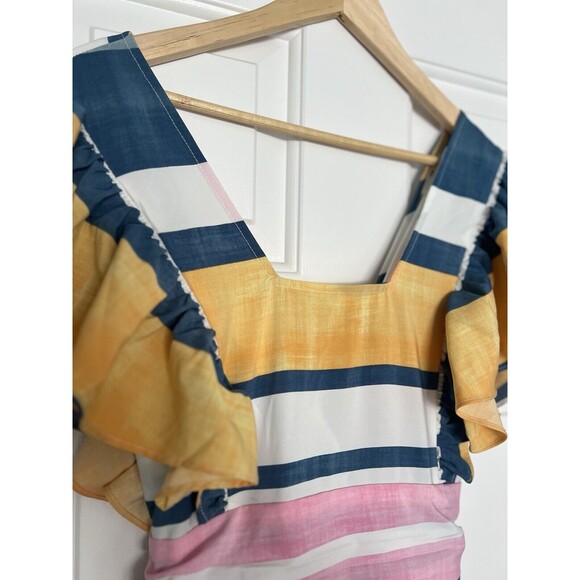 Entro Multicolor Striped Maxi Dress - Picture 9 of 11